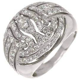 Bague Salvatore Ferragamo 1 Diamant en Or Blanc 18K Autre