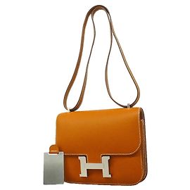 Hermès Sac à épaule Hermes Constance Mini Doré