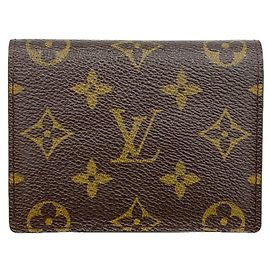 Tarjetero Louis Vuitton Brown Castaño