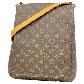 Borsa a tracolla Louis Vuitton Monogram Musette Marrone