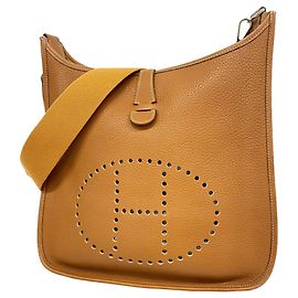 Hermès Sac à épaule Hermes Evelyne 1GM Doré