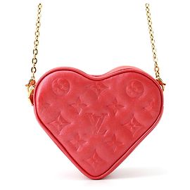 Louis Vuitton Monogram Shoulder Bag Red