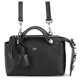 Bolsa Fendi By The Way Mini com strass Preto