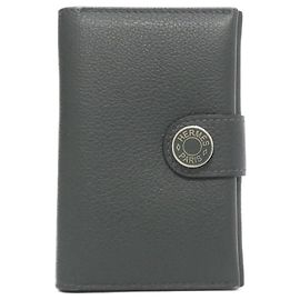 Hermès Hermes R.M.S. Visitenkartenetui Grün Dunkelgrün