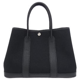 Hermès Hermes Garden Party Handtasche Schwarz