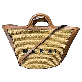 Marni Small Basket Handtasche Braun
