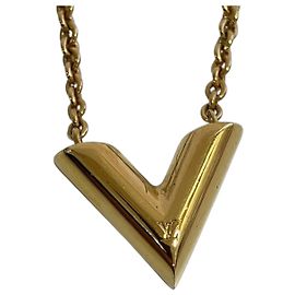 Collier Essential V Louis Vuitton Doré