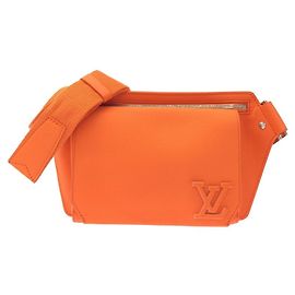 Bolsa de ombro Louis Vuitton LV Aerogram Takeoff Sling M59625 Laranja