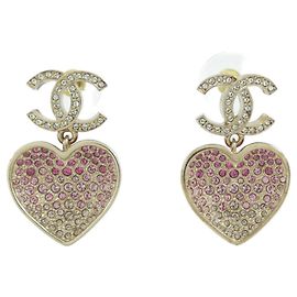 Chanel ABA403 Pink Stud Earrings Pink