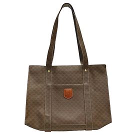 Céline Celine Macadam Tote Bag Braun