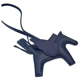 Hermès Hermes Rodeo Pegasus PM Handbag Charm Blu navy