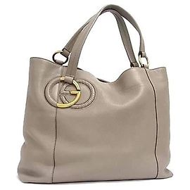 Saco Tote GUCCI Interlocking G Cinza