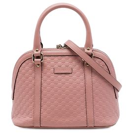 Bolsa Dome Gucci Mini Microguccissima Rosa Rosa