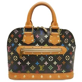 Louis Vuitton Black Monogram Multicolore Alma PM Black