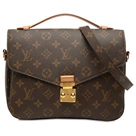 Louis Vuitton Brown Monogram Pochette Metis Marrom