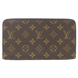 Louis Vuitton Monogram Zippy Organizer Wallet Brown