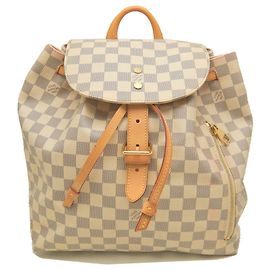 Louis Vuitton Damier Azur Speron Rucksack Blau