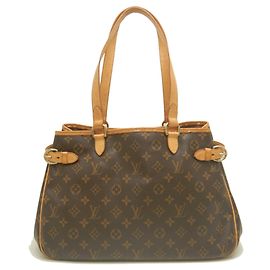 Louis Vuitton Monogram Batignolles Horizontale Schultertasche Braun Monogramm