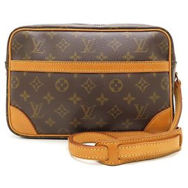 Sac à épaule Louis Vuitton Monogram Trocadero 27 Marron Monogramme