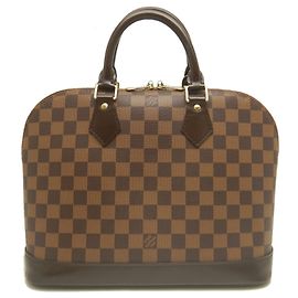 Louis Vuitton Damier Alma Handbag Damier ebene