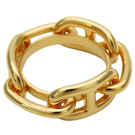 Hermès Hermes Chaîne d'Ancre Gold Schalring Golden