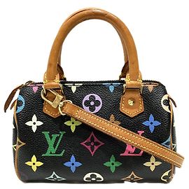Sac à main Louis Vuitton Mini Speedy Noir