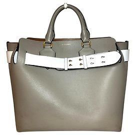 Burberry Belt Bag Tote aus gräulichem Leder Grau