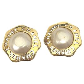 Orecchini a clip Chanel placcati oro Altro