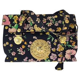 Sac en toile multicolore Versace Vintage Sunburst Medusa Multicolore