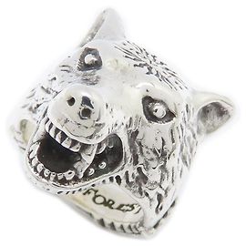 Anello GUCCI Anger Forest Wolf Argento