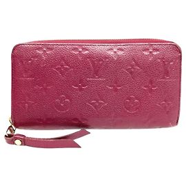 Cartera Zippy Larga Louis Vuitton Monogram Empreinte Leather Roja