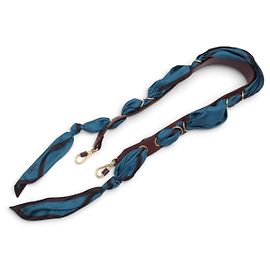 Chloé NEW CHLOE BROWN LEATHER SHOULDER STRAP & SILK SCARF FOR BAG STRAP Other