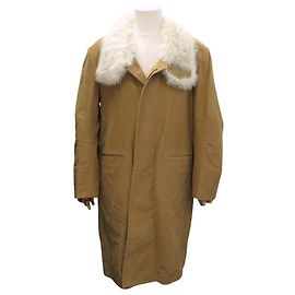 TOM FORD LANGMANTEL MIT WOLLKRAGEN 4-BR071-TFO843 L 52 IT 54 FR COAT Kamel
