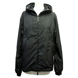 MONCLER JUNICHI WATERPROOF JACKET WITH HOOD WINDCHEATER T1 38 M BLOUSON JACKET Black