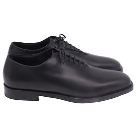 Salvatore Ferragamo Scarpe Oxford con lacci Ferragamo Angiolo in pelle nera Nero