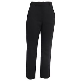 Max Mara Weeken Cropped Trousers in Black Polyester Black