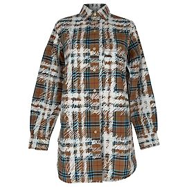 Burberry Scribbled Langarmshirt aus mehrfarbiger Baumwolle Mehrfarben