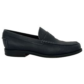 Tod's Penny Loafer aus dunkelblauem Leder Blau Marineblau