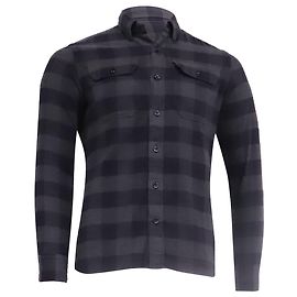Tom Ford kariertes Flanellhemd aus grauer Baumwolle Grau