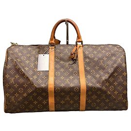 Louis Vuitton Keepall 55 Monogram Canvas Reisetasche Braun Monogramm