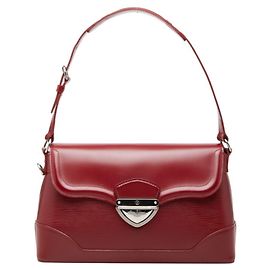 Louis Vuitton Epi Bagatelle PM Shoulder Bag Red