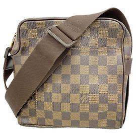 Bolsa de Ombro Louis Vuitton Damier Olaf PM Damier ebene