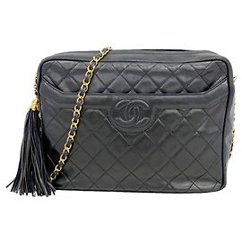 Bolsa de Ombro Chanel Matelassé Preto