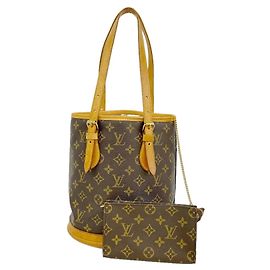 Bolso Tote Louis Vuitton Monogram Bucket PM Castaño