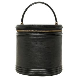 Borsa Vanity Louis Vuitton Epi Cannes Nero