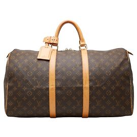 Bolsa Boston Louis Vuitton Monogram Keepall 50 Marrom