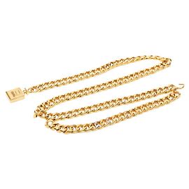 Chanel Gürtel mit goldplattierter Kette Golden