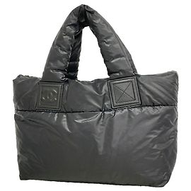 Borsa Tote Chanel Coco Cocoon in nylon nero Nero