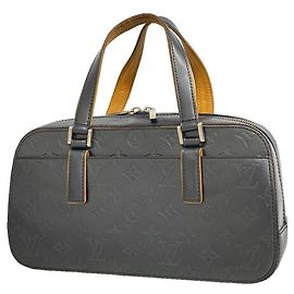 Louis Vuitton Monogram Mat Shelton Handtasche Blau