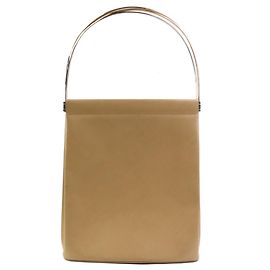 Sac à main Cartier en cuir beige Beige